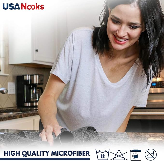 USANOOKS Premium 300GSM Microfiber Cleaning Cloth - Image 7