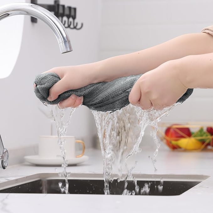 Kitinjoy 100% Cotton Waffle Weave Kitchen Towels, Kitchen Hand Towels - Image 6
