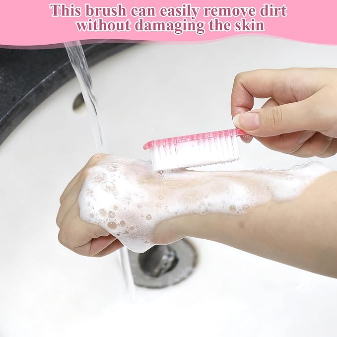 60PCS Handle Grip Nail Cleaning Brushes, Hand Fingernails Scrubber Brushes - Image 4