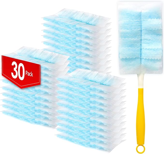 30 Count Electrostatic Duster Refills Compatible by Senowi