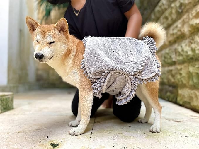 Tuff Pupper Quick Dry Towel for Dogs | Ultra Absorbent Microfiber Shammy | - Image 7