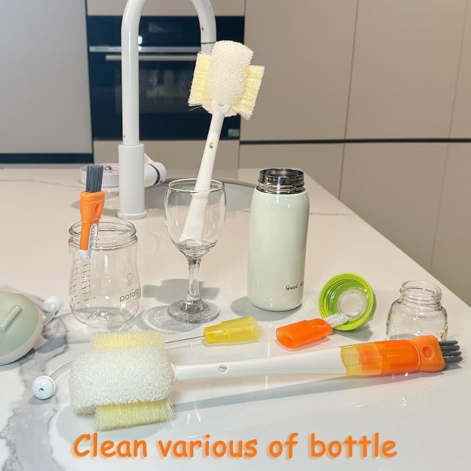 5 in 1 Bottle Cleaning Brush Set, 2026 Multifunctional Cleaning Brush - Image 5
