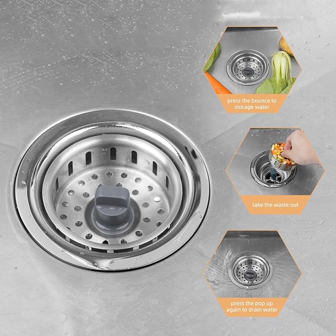 Kitchen Sink Drain Strainer Compatible - Image 6