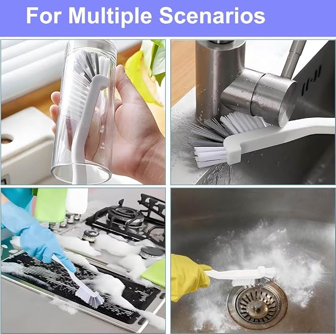 Deep Clean Brush Set Crevice Cleaning Brush Window Groove Cleaner Tools Kit - Image 5