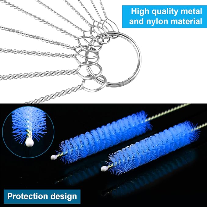 Reusable Straw Cleaning Brushes Bottle Test Tube Long Straw Cleaning Brush - Image 3