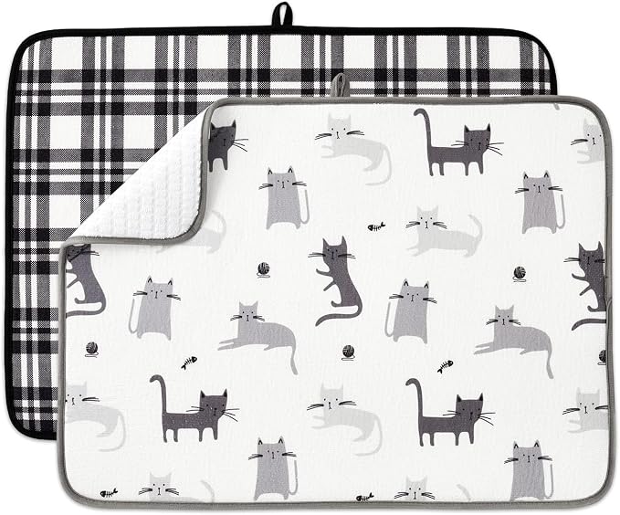 FRESHMINT Printed Dish Drying Mats by FRESHMINT