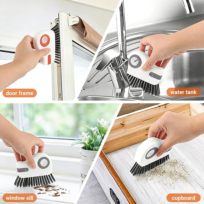 2 in 1 Groove Cleaning Brush Window Track Cleaning Tools, Crevice Brush - Image 6
