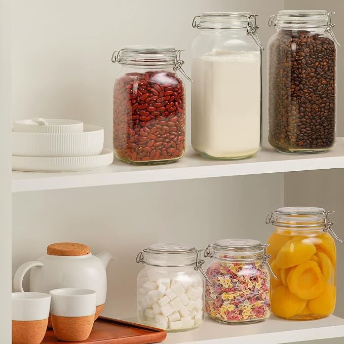 ComSaf Airtight Glass Canister Set of 3 - Image 3