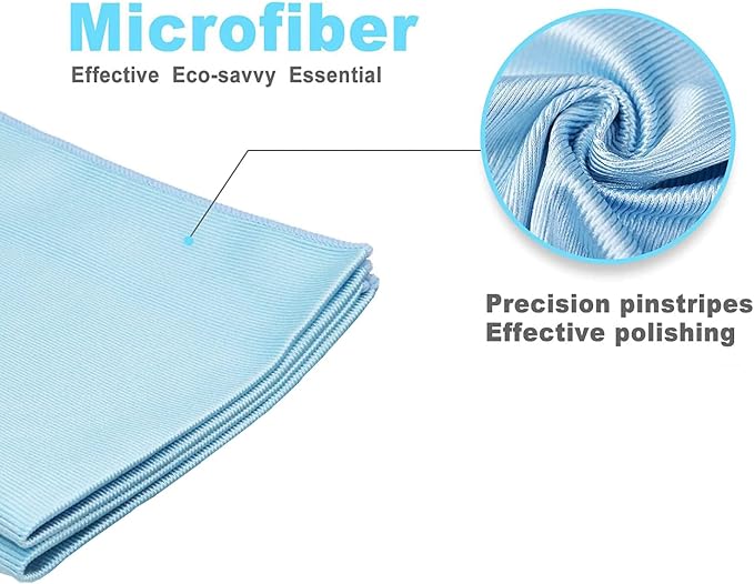 Longmann Window Cleaning Cloth, Glass Cloth, Cleaning Cloth, Streaks Schatches - Image 2