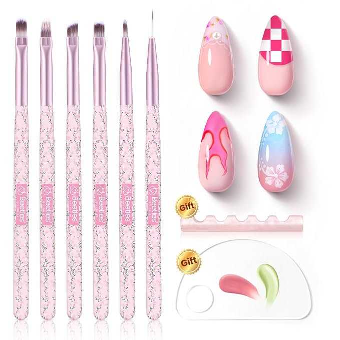 Beetles Gel Polish Nail Art Brushes Set - Image 9
