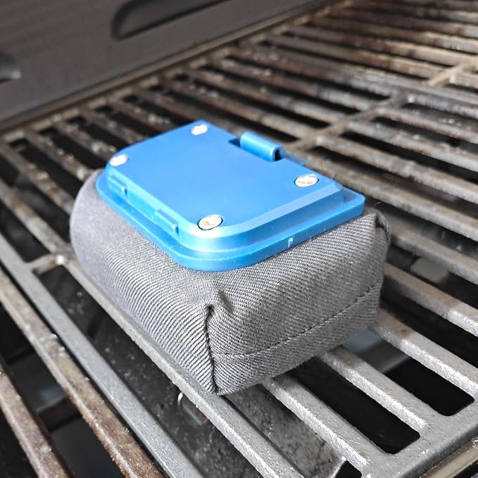 Blue Grill Brush Bristle Free, Replaceable BBQ Cleaning Head Accessories Cleaner - Image 5