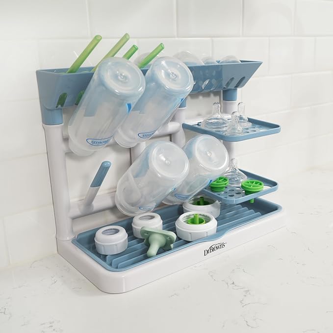 Dr. Brown's Drying Tower, Stand-Up Drying Rack, Countertop Baby Bottle Drying - Image 11