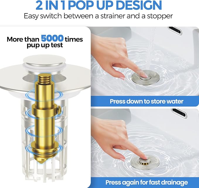 zaa Bathroom Sink Drain Strainer - Image 6
