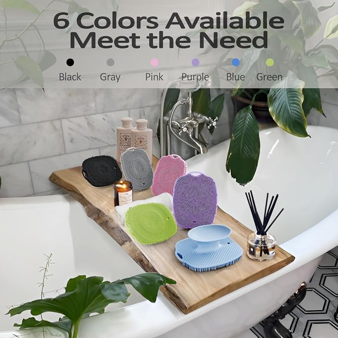 Soft Silicone Body Scrubber, Gentle Like a Hand Exfoliating Your Skin and Build - Image 7