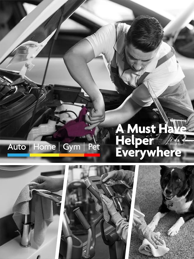 Fantasticlean Microfiber Cleaning Cloth Roll -90 Pack, Tear Away Microfiber - Image 6
