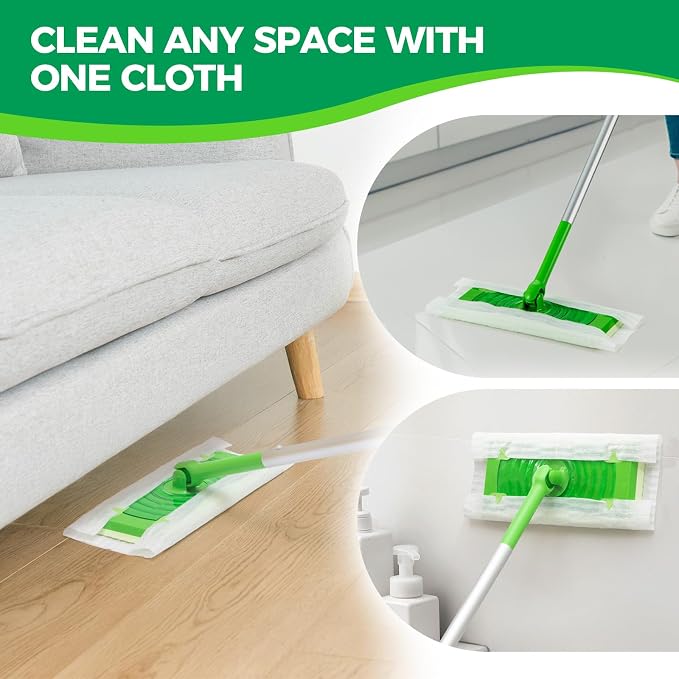 Dry Sweeping Cloths Disposable Mop Refills Floor Dust Refills Mop Pad - Image 6