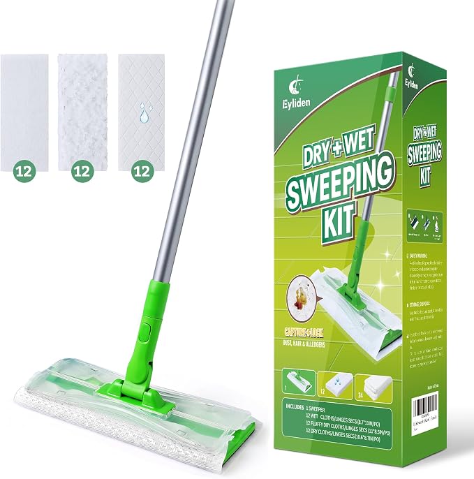 Eyliden Sweeper Mop with 36 Refills by Eyliden