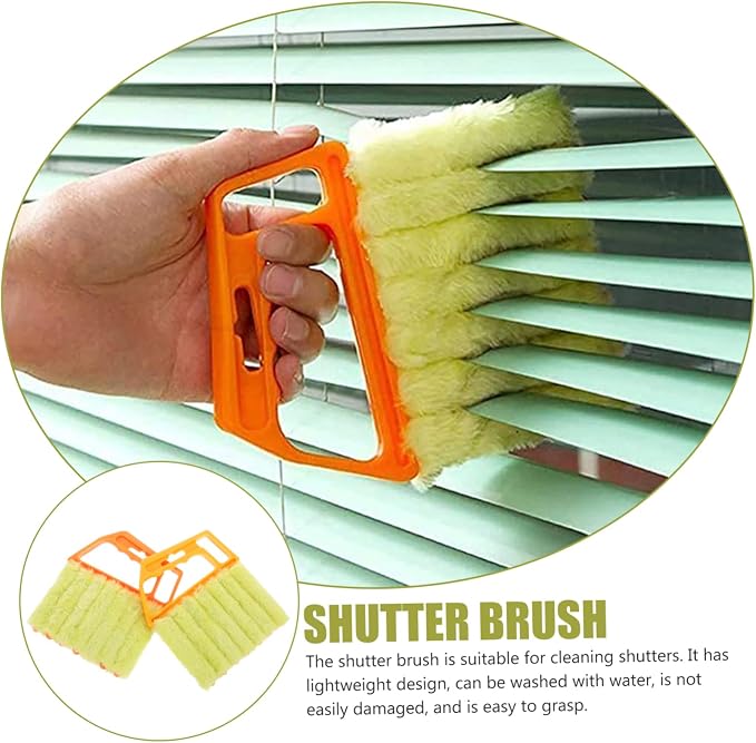 2Pcs Window Blinds Cleaning Brush Durable Handheld Cleaner - Image 3
