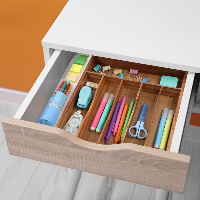 Kitchen Acacia Silverware Organizer - Image 9