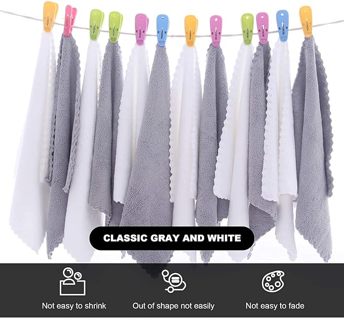MOONQUEEN 30 Pack Microfiber Face Towel - Image 5