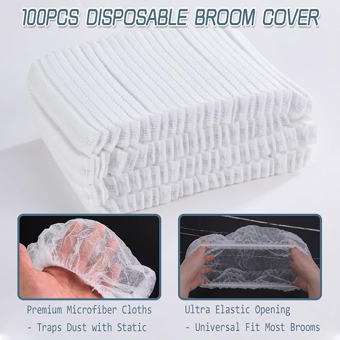 100 Pcs Disposable Broom Covers - Image 4