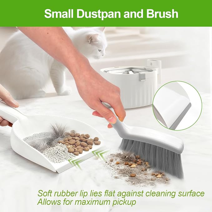 Mini Broom and Dustpan Set, Hand Broom - Image 4