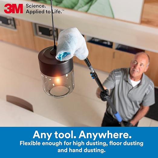 3M Easy Trap Sweep and Dust Sheets, 1 Roll of 60 8" x 6" Sheets, Disposable - Image 3