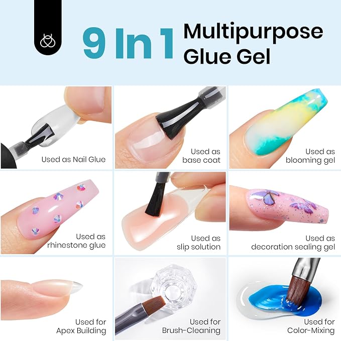 beetles Gel Polish 9 In 1 Gel Nail Glue - Image 4