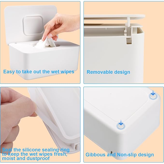 Baby Wipes Dispenser, Wipes Dispenser Baby Wipes Case, Baby Wipe Holder - Image 5