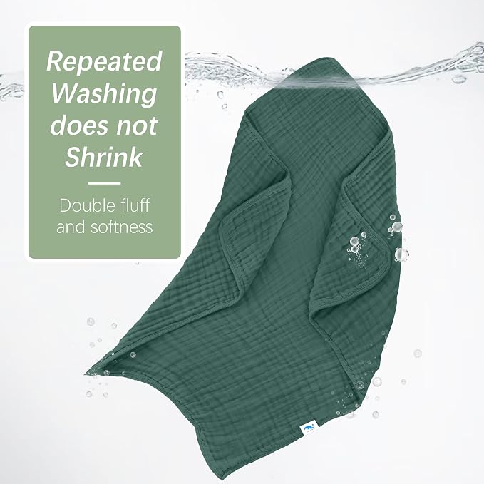 SWEET DOLPHIN Muslin Baby Bath Towels Blanket - Image 6