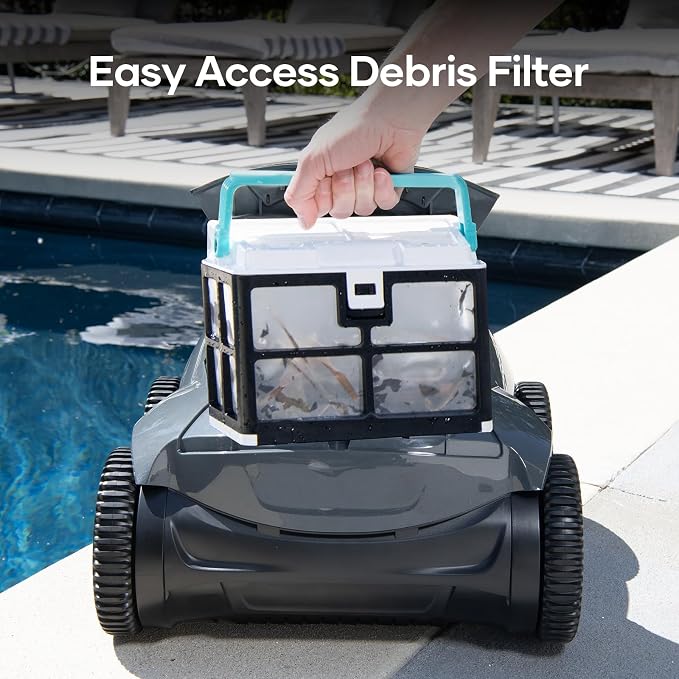AIPER Cordless Robotic Pool Cleaner, WavePath Navigation, Wall-Climbing - Image 8