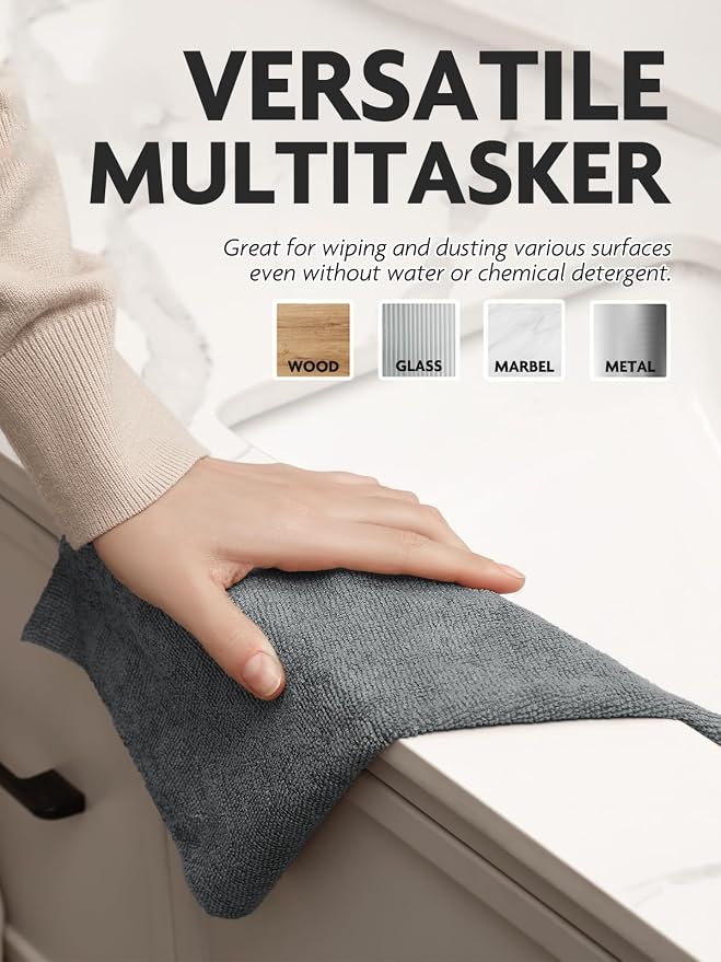 Fantasticlean Microfiber Cleaning Cloth Roll -75 Pack, Tear Away Microfiber - Image 3