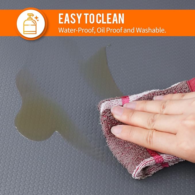 Shelf Liners for Kitchen Cabinets Non-Adhesive, Drawer Mats Liner for Bathroom - Image 5