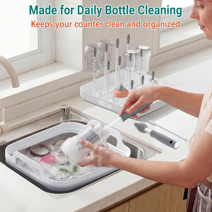 Collapsible Wash Basin for Baby Bottles - Image 2