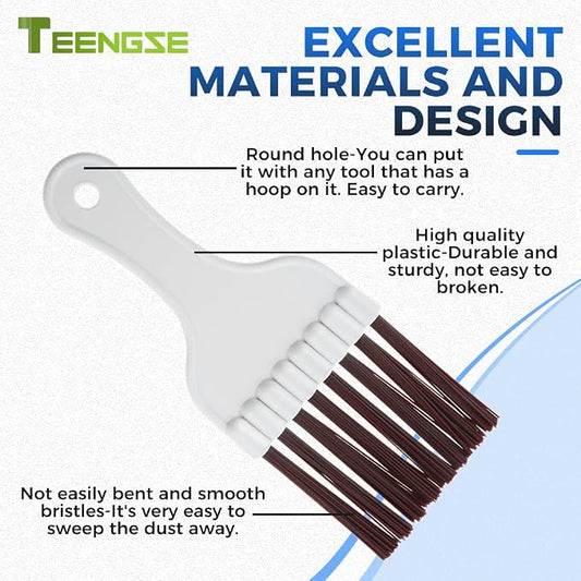 7PCS Air Conditioning Brush Set, FCR6 Fin Comb Tool, Radiator Condenser Fin Comb - Image 2
