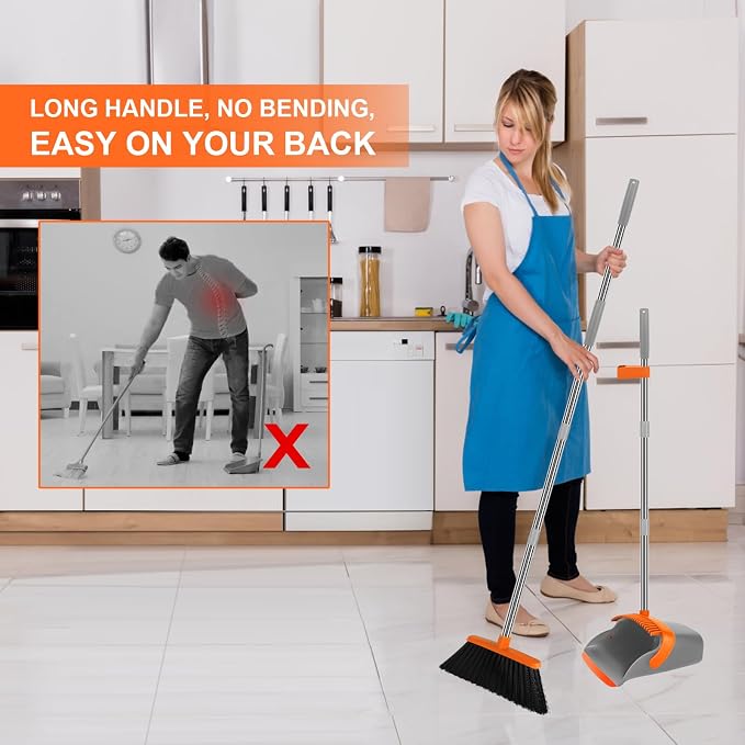 Broom and Dustpan Set, Large Broom - Image 6