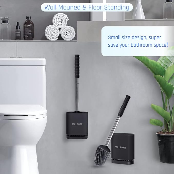 Sellemer Toilet Brush and Holder Set - Image 6