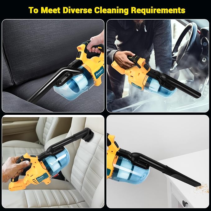 Cordless Vacuum for DeWalt 20V Battery, 5 in 1 Handheld Electric Vacuum Cleaner - Image 6
