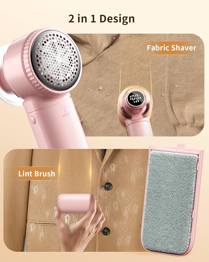 Fabric Shaver,    Rechargeable Lint Remover - Image 3