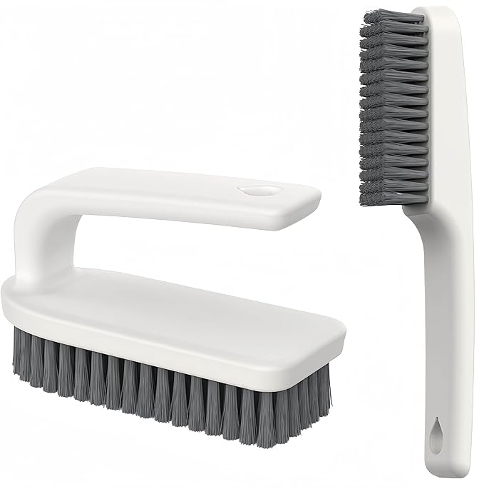 2 Pack Scrub Brush Laundry Cleaning Brush Soft Bristle Household Cleaning by Ganganmax