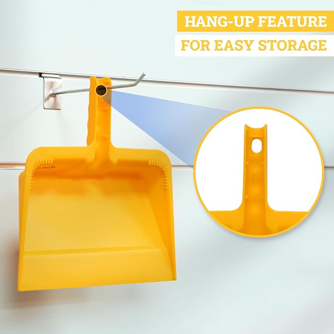 KLEEN HANDLER Heavy-Duty Plastic Handheld Dust Pan - Image 6