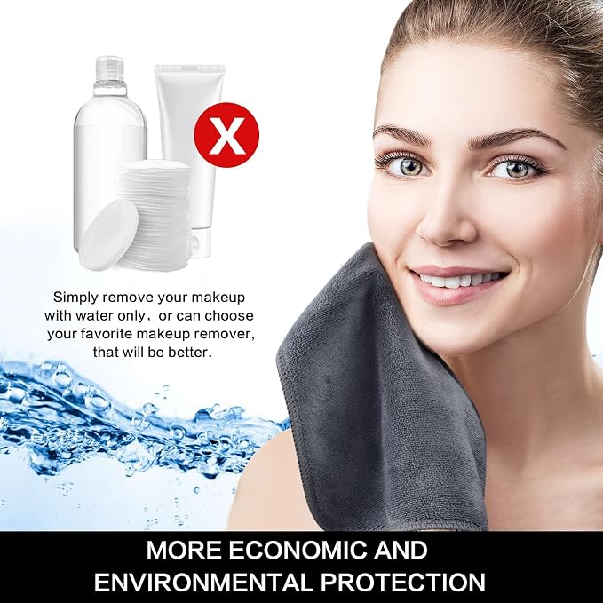 SINLAND Microfiber Facial Cloths Fast Drying Washcloth 12inch x 12inch - Image 7