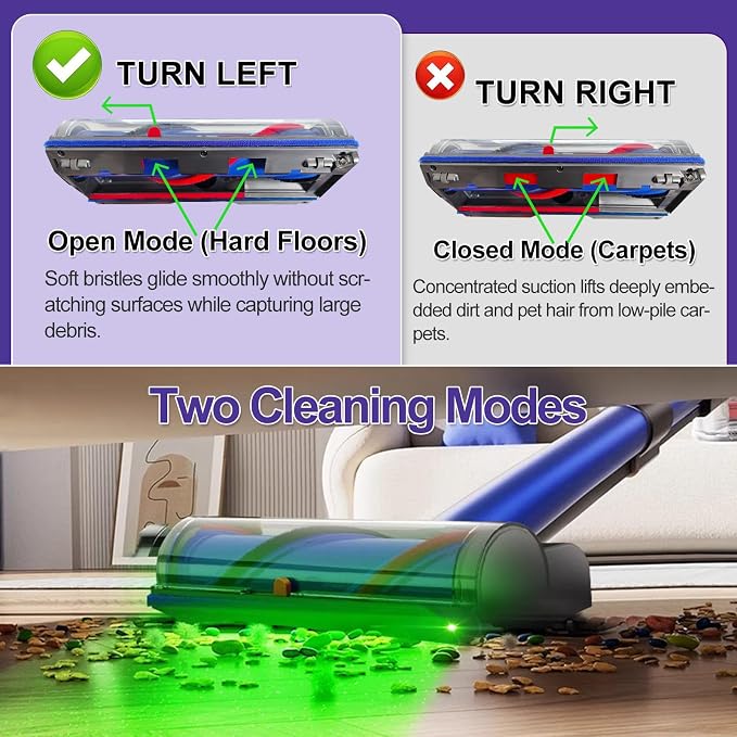 Vacuum Head Replacement for V7 V10 V11 V15 Cordless Vacuums, Quick Release - Image 4