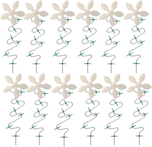 ​DrainWig Shower Drain Hair Catcher – Disposable White Flower – No-Touch Hair by DrainWig