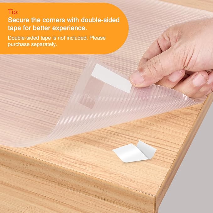 Glotoch Shelf and Drawer Liner for Kitchen Cabinet, 12in x 30FT Non-Adhesive - Image 4