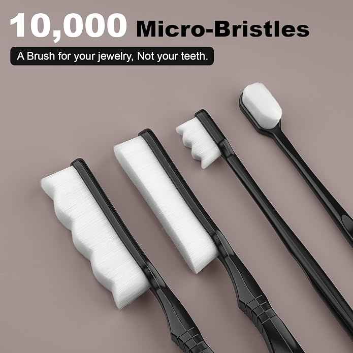 Silver Cleaning Kit with Ultra-Soft Brushes & Polish Cloths – Tarnish Removal - Image 2