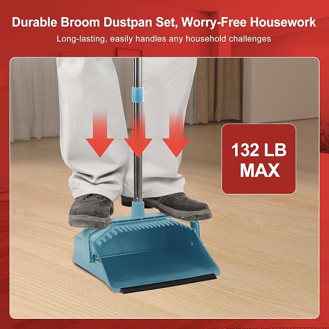 Upgrade Broom and Dustpan Set, Broom - Image 2