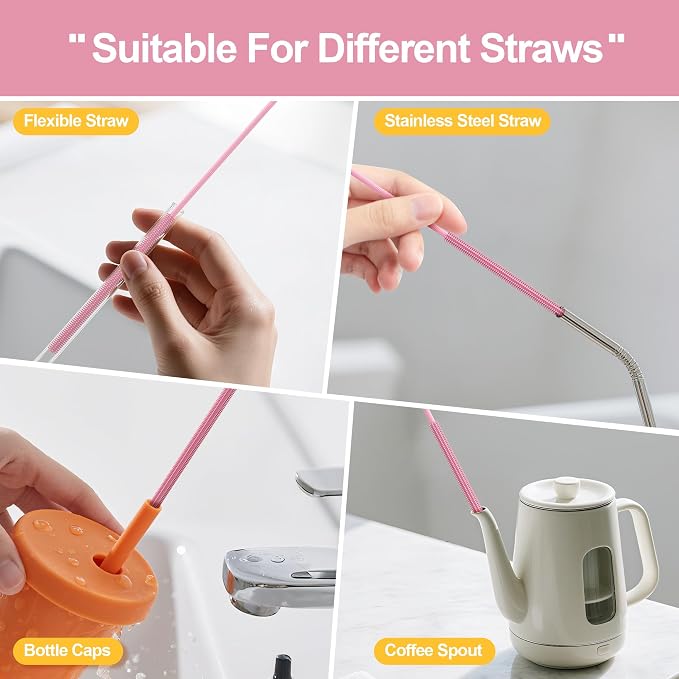 Silicone Straw Cleaner Brush - Image 5