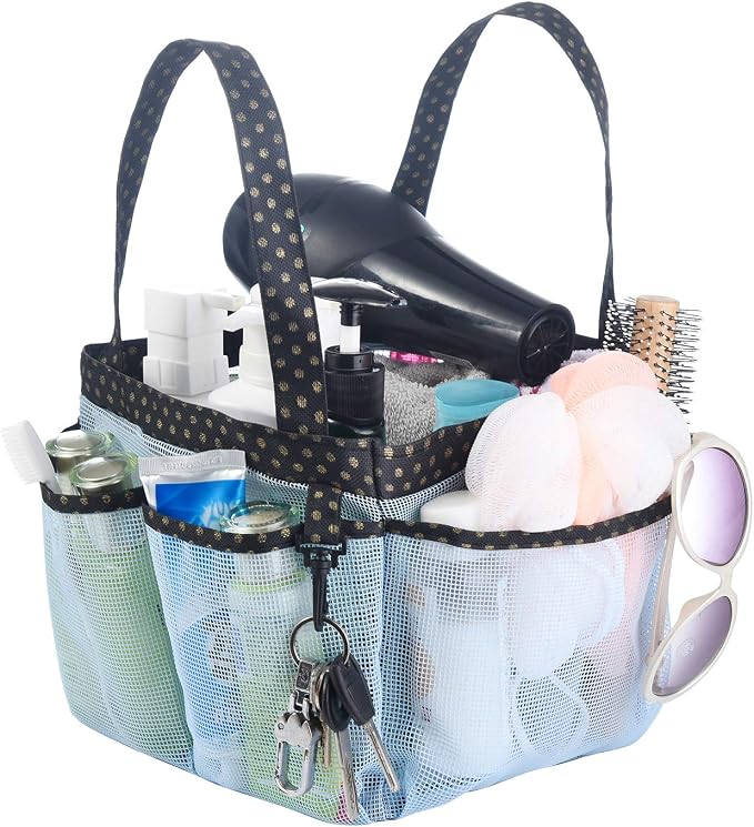 Haundry Mesh Shower Caddy Bag, Portable Shower Caddy Tote Organizer by Haundry