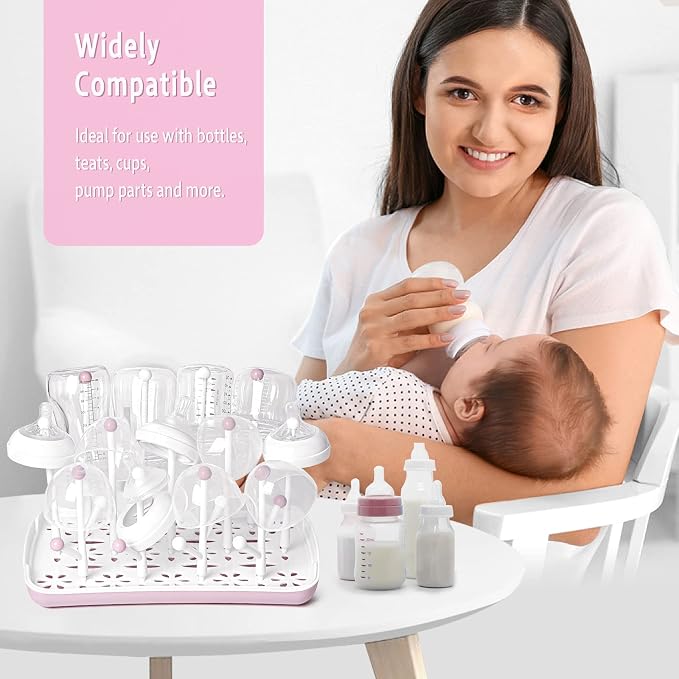 Termichy Baby Bottle Drying Rack, Large Capacity Baby Bottle Rack - Image 7